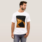 バットと月のおたまじゃくし Tシャツ (正面フル)