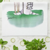 バットの使用のレッスン-コオロギ、贅沢なfernandes キッチンタオル (折り畳み)