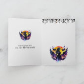 バットウーマンハプットハロウィーン カード (内部)