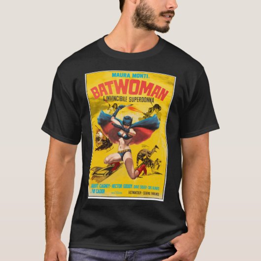 バットウーマン 1968 おもしろい Tシャツ (正面)
