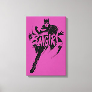 バットガールインクブラシ名 キャンバスプリント