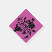 バットガールインクブラシ名 スタンダードカクテルナプキン (角)