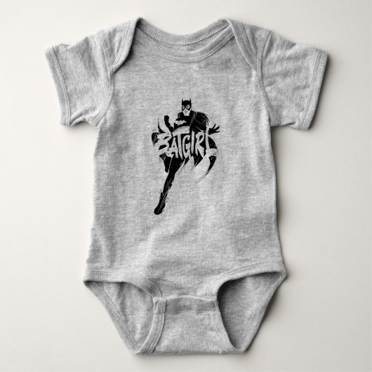 バットガールインクブラシ名 ベビーボディスーツ (正面)