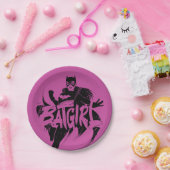 バットガールインクブラシ名 ペーパープレート (パーティー)