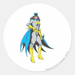 バットガールポーズ ラウンドシール