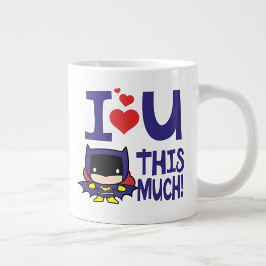 バットガールマザーズデイ | I Love U U This Much! ジャンボコーヒーマグカップ (右)