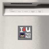 バットガール母の日 | I Love U U This Much! マグネット (インサイチュ (食洗機))