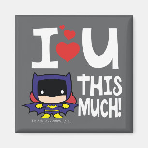 バットガール母の日   I Love U U This Much! マグネット
