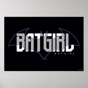 バットガール ハイテク ネーム グラフィック ポスター