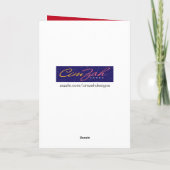 バットサンおもしろいタ逮捕ホリデーカード シーズンカード (裏面)