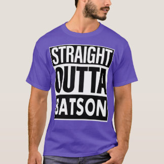 バットソンネームストレートアウトタバットソン Tシャツ