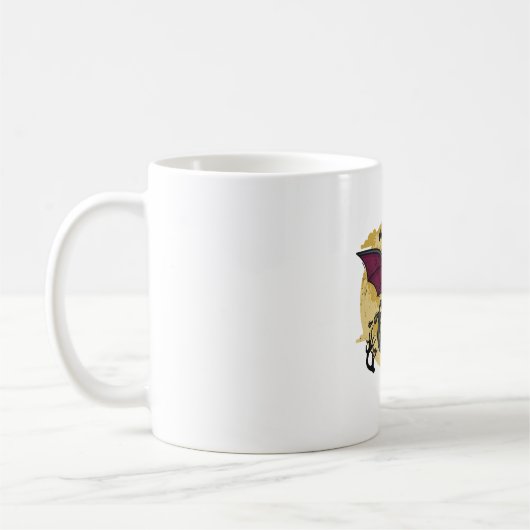 バットハロウィン コーヒーマグカップ (左)
