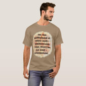 バットフィールドのアイディア文字と矢印 Tシャツ (正面フル)