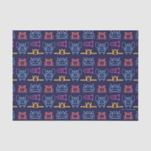 バットホイール™ネオン輪郭パターン 薄葉紙