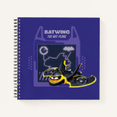 バットホイール™バットウィング – ザこうもり飛行機 ノートブック (正面)