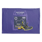 バットホイール™バットウィング – ザこうもり飛行機 枕カバー (裏面)