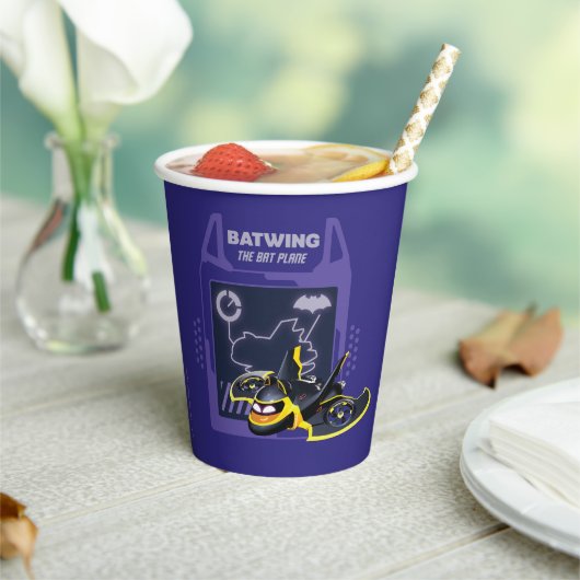 バットホイール™バットウィング – ザこうもり飛行機 紙コップ (インサイチュ)