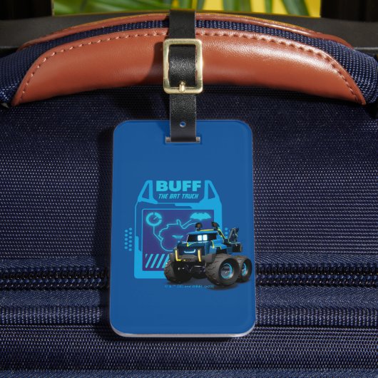 バットホイール™バフ – ザこうもりトラック ラゲッジタグ (正面インサイチュ2)