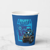 バットホイール™バフ – ザこうもりトラック 紙コップ (裏面)