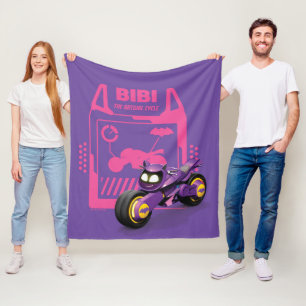 バットホイール™ビビ – バットガールサイクル フリースブランケット