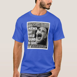 バットボーイ ビンテージ レトロ スーパーマーケットのタブロイド紙の表紙 デザイン Tシャツ