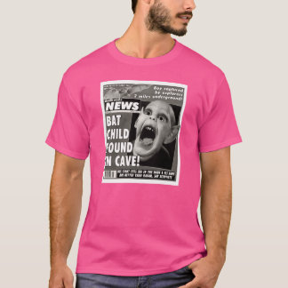 バットボーイ ビンテージ レトロ スーパーマーケットのタブロイド紙の表紙 デザイン Tシャツ