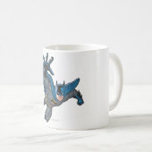 バットマンが前方に到達 コーヒーマグカップ (正面右)