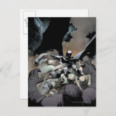 バットマンが敵を攻撃 ポストカード (正面/裏面)