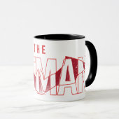 バットマンこうもりの重ねロゴ マグカップ (正面右)