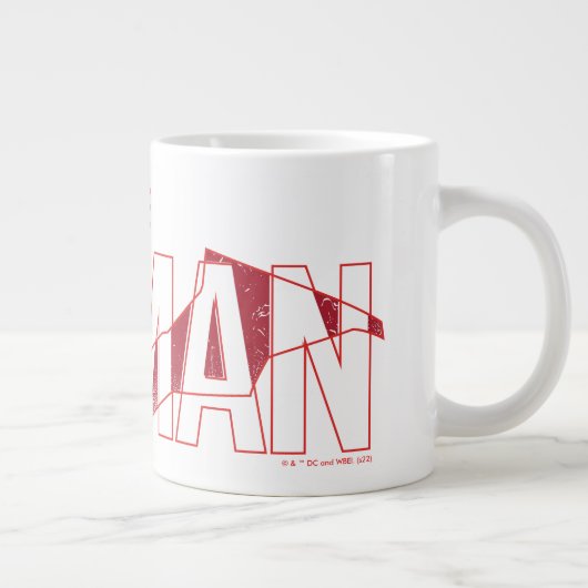 バットマンこうもりの重ね合わせロゴ ジャンボコーヒーマグカップ (右)