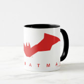 バットマンこうもりロゴ マグカップ (正面右)