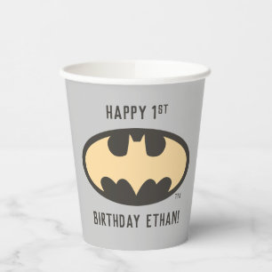 バットマンすごいヒーローファースト誕生日紙カップ 紙コップ