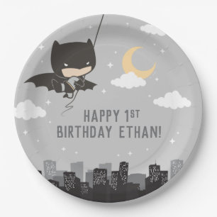 バットマンすごいヒーローファースト誕生日 ペーパープレート