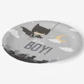 バットマンすごいヒーローベビーシャワー ペーパープレート (アングル)