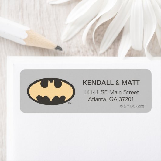 バットマンすごいヒーローベビーシャワー ラベル (インサイチュ)
