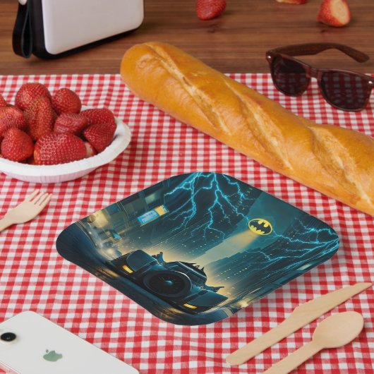 バットマンすごいヒーロー誕生日紙プレート ペーパープレート (ピクニック)