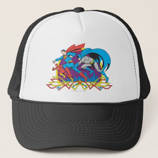 バットマンすごい+マン+フラッシュ キャップ (正面)