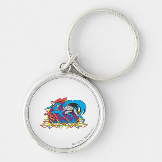 バットマンすごい+マン+フラッシュ キーホルダー (正面)