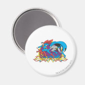 バットマンすごい+マン+フラッシュ マグネット (正面/裏面)