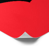 バットマンとゴッサムシルエットこうもりロゴ ポスター (角)