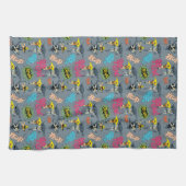 バットマンとロビンの動作パターン キッチンタオル (横)