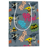 バットマンとロビンの動作パターン ミディアムペーパーバッグ (正面)