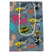 バットマンとロビンの動作パターン ミディアムペーパーバッグ (裏面)