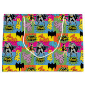 バットマンとロビンの動作パターン ラージペーパーバッグ (正面)