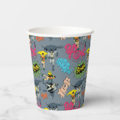 バットマンとロビンの動作パターン 紙コップ (裏面)