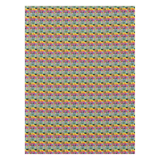 バットマンとロビン |アクションハンドシェイクパターン テーブルクロス (正面)