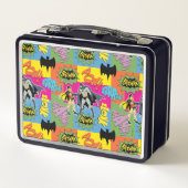 バットマンとロビン |アクションハンドシェイクパターン メタルランチボックス (裏面)