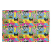 バットマンとロビン |アクションハンドシェイクパターン 枕カバー (裏面)