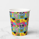 バットマンとロビン |アクションハンドシェイクパターン 紙コップ (裏面)