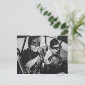 バットマンとロビン・イン・バットモービル ポストカード (スタンド正面)